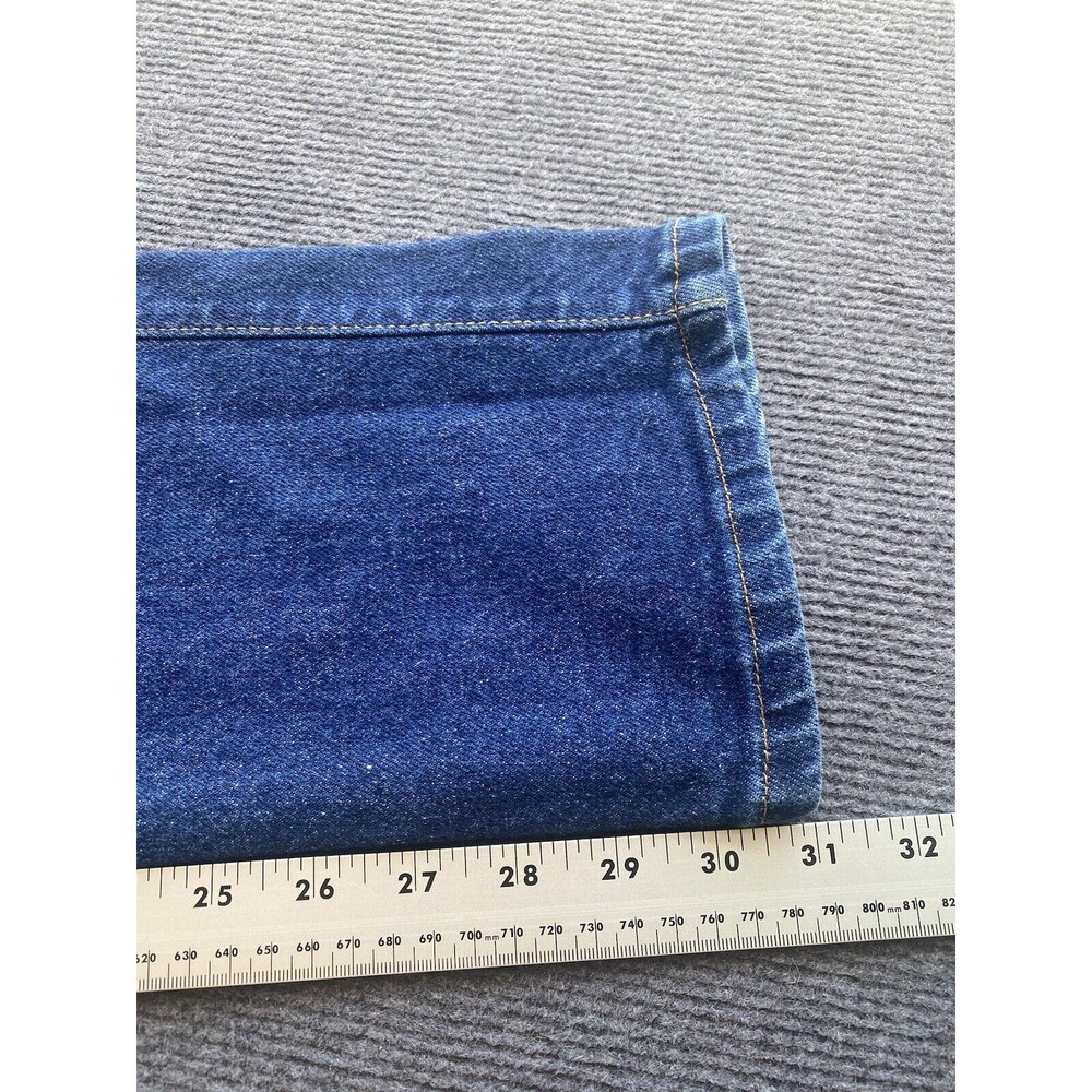 Vintage Levis Jeans 80s Mens 33x31 Blue Relaxed Tapered Orange Tab Made In USA - Picture 5 of 7